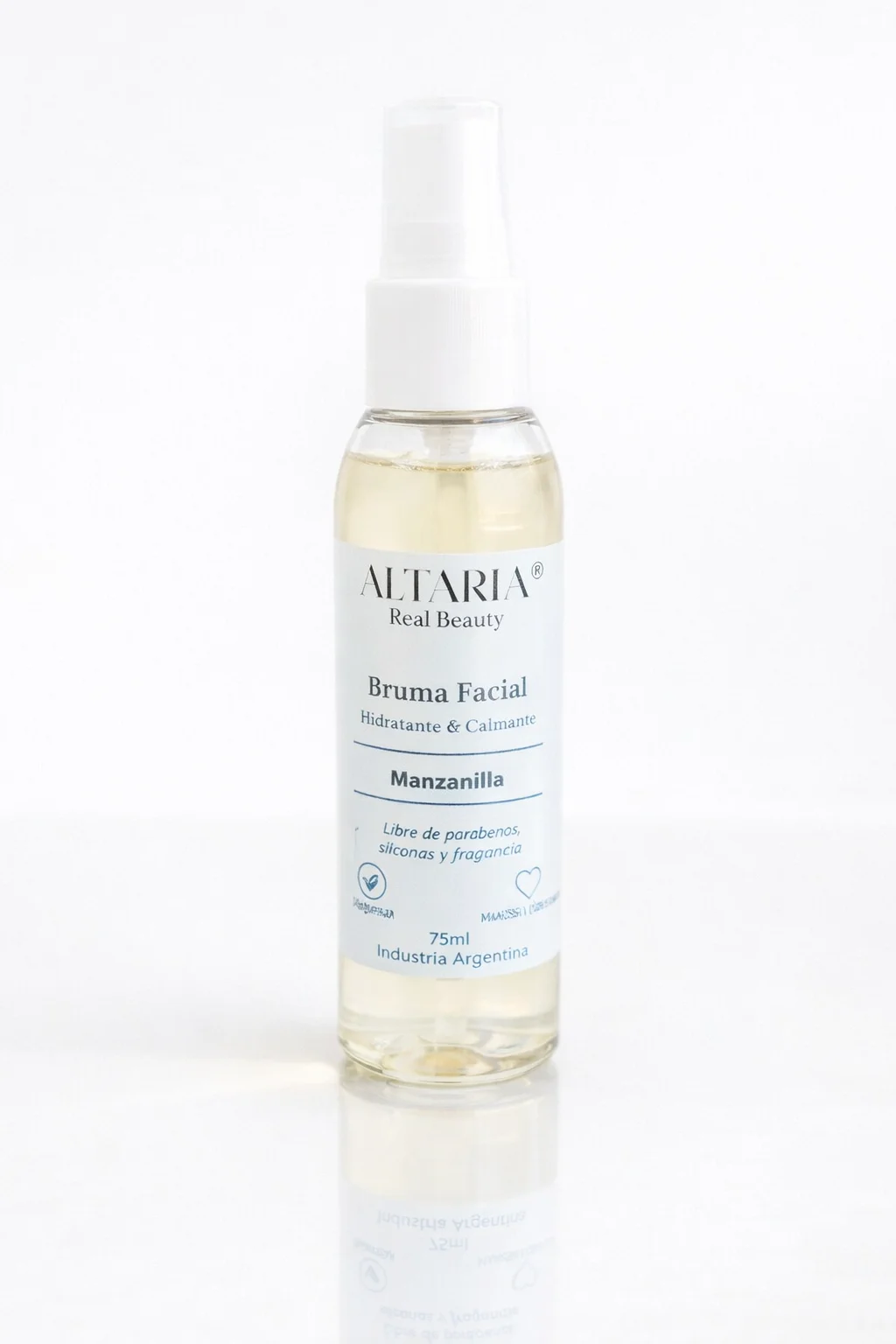 Bruma facial de manzanilla calmante para piel sensible Altaria