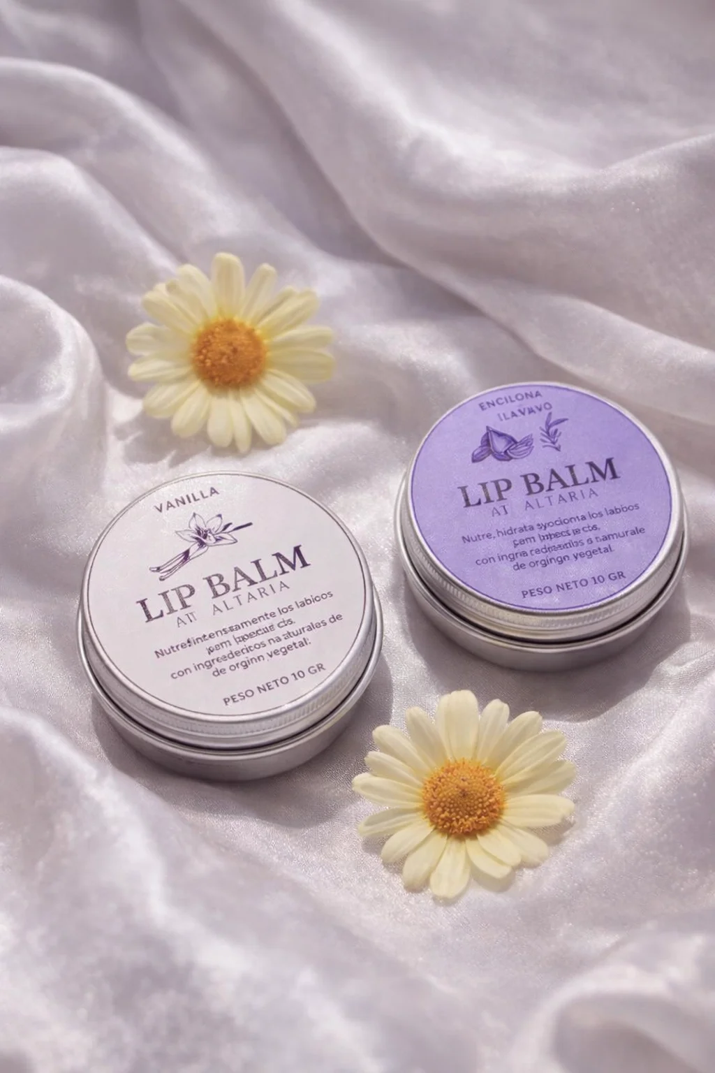 Lip balm natural hidratante y reparador Altaria